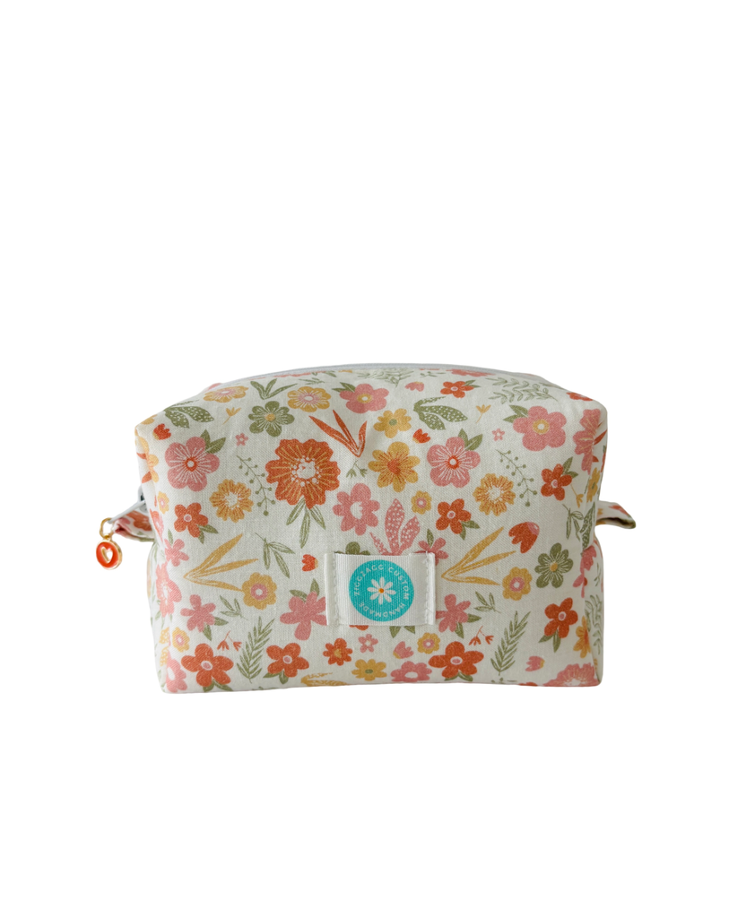 Neceser box flores Rosa