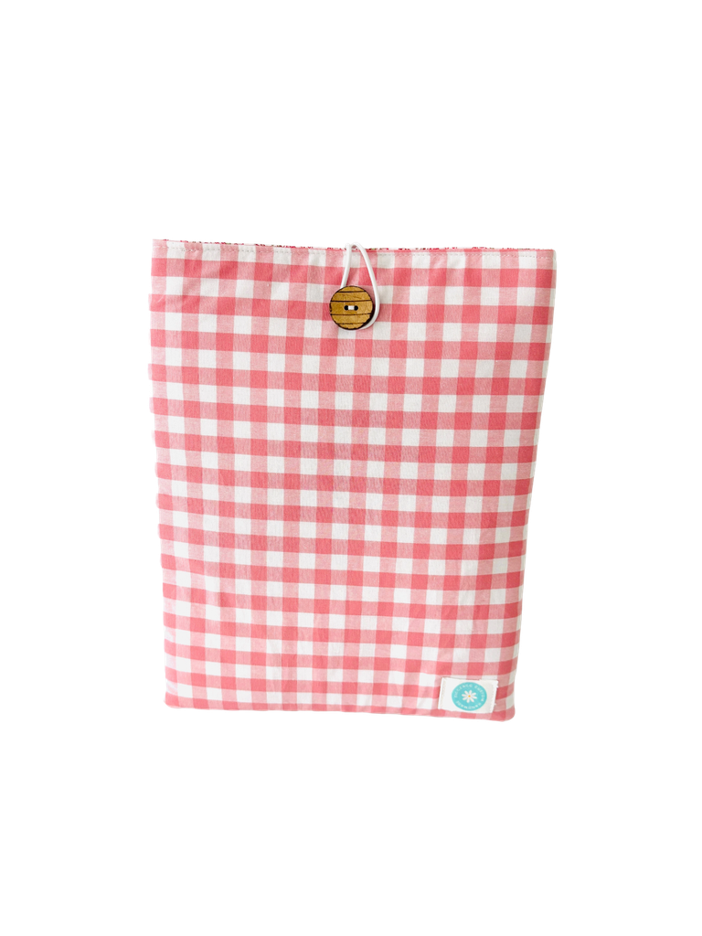 Funda de libro rosa