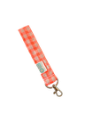 Llavero vichy naranja