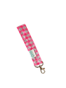Llavero vichy frambuesa